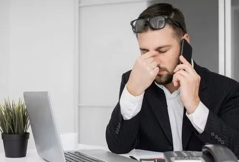 Young adult balancing career and well-being