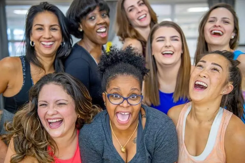 Group of women 40+ smiling